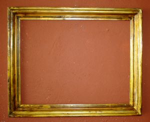 Cornice dorata in oro mecca I° XIX sec.